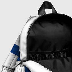 Детский рюкзак Флаг Финляндии, цвет: 3D-принт — фото 2