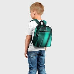 Детский рюкзак Emerald lines, цвет: 3D-принт — фото 2