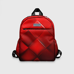 Детский рюкзак Red squares, цвет: 3D-принт