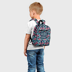 Детский рюкзак Чудо в Перьях, цвет: 3D-принт — фото 2
