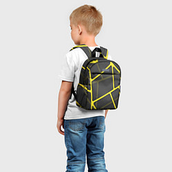 Детский рюкзак Желтая сетка, цвет: 3D-принт — фото 2