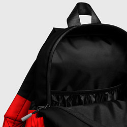 Детский рюкзак АлисА: Черный & Красный, цвет: 3D-принт — фото 2