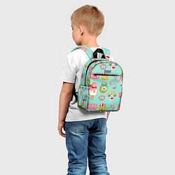 Детский рюкзак Яркие монстрики, цвет: 3D-принт — фото 2