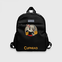 Детский рюкзак Cuphead: Black Mugman, цвет: 3D-принт