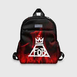 Детский рюкзак Fall Out Boy: Red Flame, цвет: 3D-принт