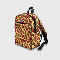 Детский рюкзак Любитель пиццы, цвет: 3D-принт — фото 2