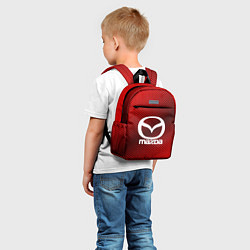 Детский рюкзак Mazda: Red Carbon, цвет: 3D-принт — фото 2