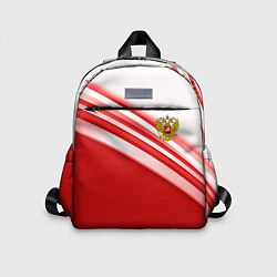 Детский рюкзак Россия: красная волна, цвет: 3D-принт
