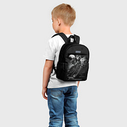 Детский рюкзак Бульдог-байкер, цвет: 3D-принт — фото 2