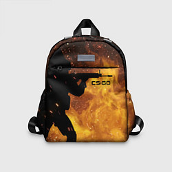 Детский рюкзак CS:GO Dark Fire, цвет: 3D-принт
