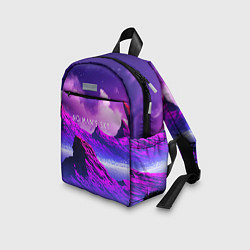 Детский рюкзак No Man's Sky: Neon Mountains, цвет: 3D-принт — фото 2