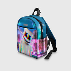 Детский рюкзак Marshmello: Glitch Effect, цвет: 3D-принт — фото 2