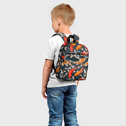 Детский рюкзак Карпы кои, цвет: 3D-принт — фото 2