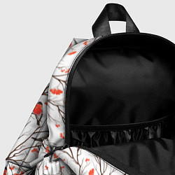 Детский рюкзак Снегири в зимнем лесу, цвет: 3D-принт — фото 2