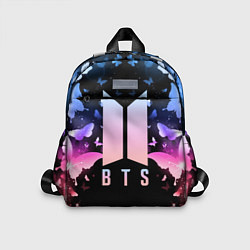 Детский рюкзак BTS: Black Butterflies, цвет: 3D-принт