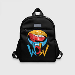 Детский рюкзак Wow - lips with tongue, цвет: 3D-принт