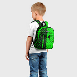 Детский рюкзак BILLIE EILISH x LV Green, цвет: 3D-принт — фото 2