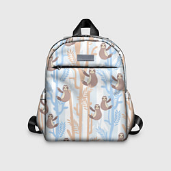 Детский рюкзак Ленивец стайл, цвет: 3D-принт