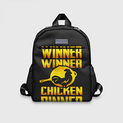 Детский рюкзак Winner Chicken Dinner, цвет: 3D-принт