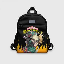 Детский рюкзак MY HERO ACADEMIA яркое пламя, цвет: 3D-принт