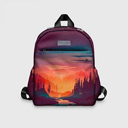 Детский рюкзак Minimal forest sunset