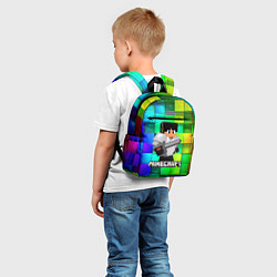 Детский рюкзак Minecraft Майнкрафт, цвет: 3D-принт — фото 2