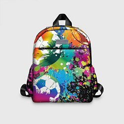 Детский рюкзак Football Paints, цвет: 3D-принт