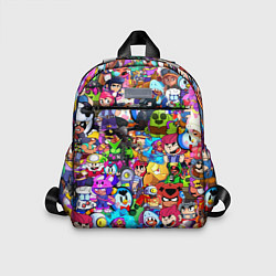 Детский рюкзак BRAWL STATS ВСЕ ПЕРСОНАЖИ, цвет: 3D-принт