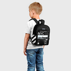 Детский рюкзак Off-White: NYC, цвет: 3D-принт — фото 2