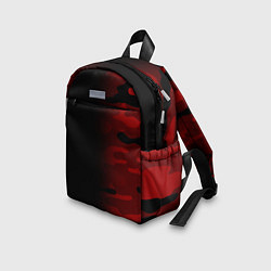 Детский рюкзак RED BLACK MILITARY CAMO, цвет: 3D-принт — фото 2