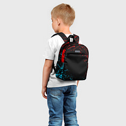 Детский рюкзак БРЫЗГИ КРАСОК, цвет: 3D-принт — фото 2