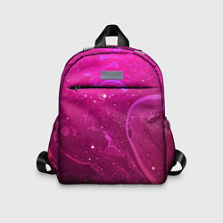 Детский рюкзак РОЗОВЫЙ КОСМОС, цвет: 3D-принт