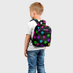 Детский рюкзак ЛАПКИ, цвет: 3D-принт — фото 2