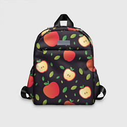 Детский рюкзак Яблочный узор, цвет: 3D-принт