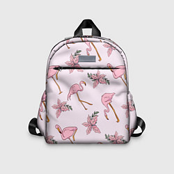 Детский рюкзак Розовый фламинго, цвет: 3D-принт