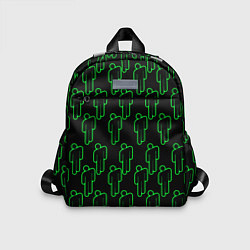 Детский рюкзак BILLIE EILISH GREEN TIME, цвет: 3D-принт