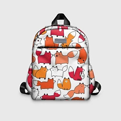 Детский рюкзак Милые лисы, цвет: 3D-принт