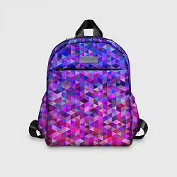 Детский рюкзак Треугольники мозаика пиксели, цвет: 3D-принт