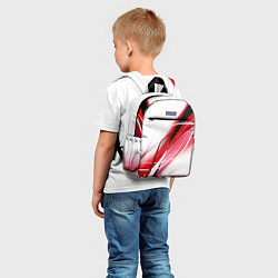 Детский рюкзак GEOMETRY STRIPES RED, цвет: 3D-принт — фото 2