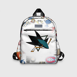 Детский рюкзак San Jose Sharks NHL teams pattern