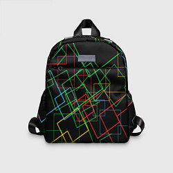 Детский рюкзак BACKGROUND NEON, цвет: 3D-принт