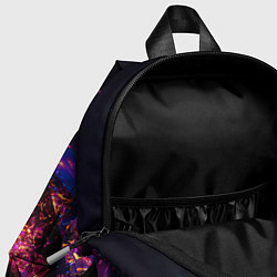 Детский рюкзак ФРАКТАЛЬНЫЙ НЕОН, цвет: 3D-принт — фото 2