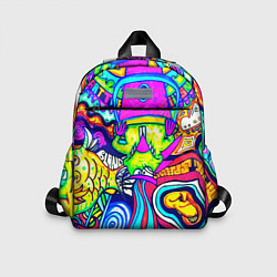 Детский рюкзак КИСЛОТНЫЕ РИСУНОК, цвет: 3D-принт