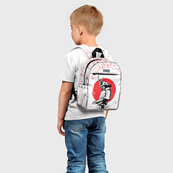 Детский рюкзак Самурай в каплях крови Z, цвет: 3D-принт — фото 2
