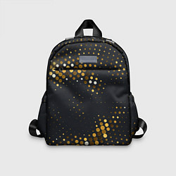 Детский рюкзак Black gold, цвет: 3D-принт