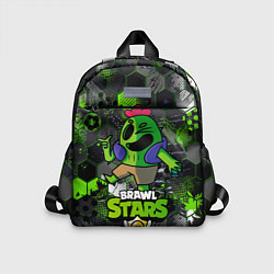 Детский рюкзак Спайк brawl stars Spike, цвет: 3D-принт