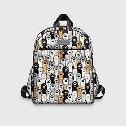 Детский рюкзак ЛАПКИ, цвет: 3D-принт
