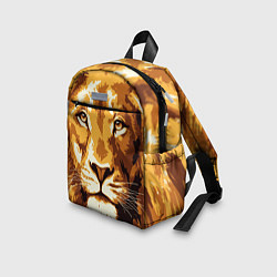 Детский рюкзак Взгляд льва, цвет: 3D-принт — фото 2