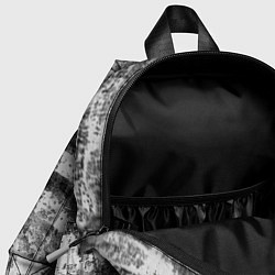 Детский рюкзак Black only, цвет: 3D-принт — фото 2