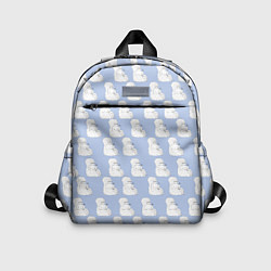 Детский рюкзак Голубой мегамозг, цвет: 3D-принт